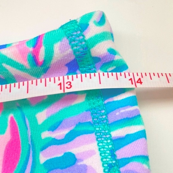 Sale! Lilly Pulitzer Aqua Weekender High Rise Legging in Multi In Full Bloom, M - Picture 10 of 11